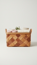 Toasted Walnut Multipurpose Storage Basket